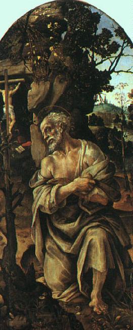 Filippino Lippi Saint Jerome France oil painting art